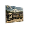 Plaque funéraire camion-chantier 13 Plaquedeces.fr